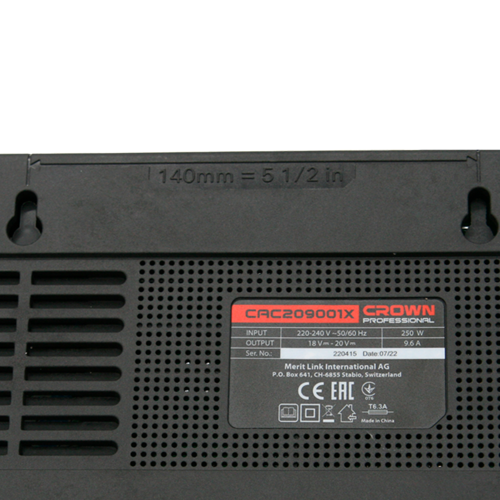 Зарядное устройство CROWN CAC209001X