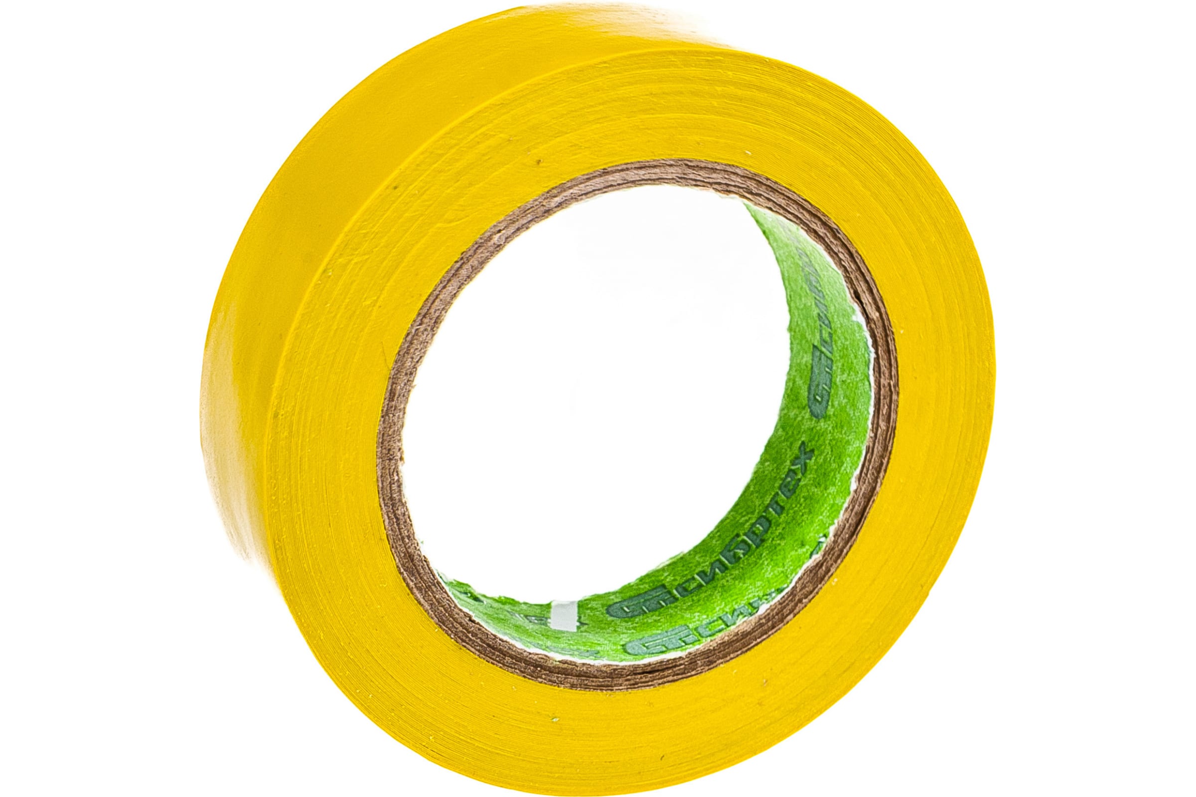Изолента ПВХ изоляционная 15мм*10м желтая СИБРТЕХ 88790