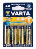 Батарейка Longlife Mignon Varta 1.5V 4шт LR6/AA