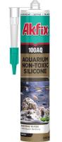 Герметик силиконовый прозрачный для аквариумов 280мл AKFIX SA080D