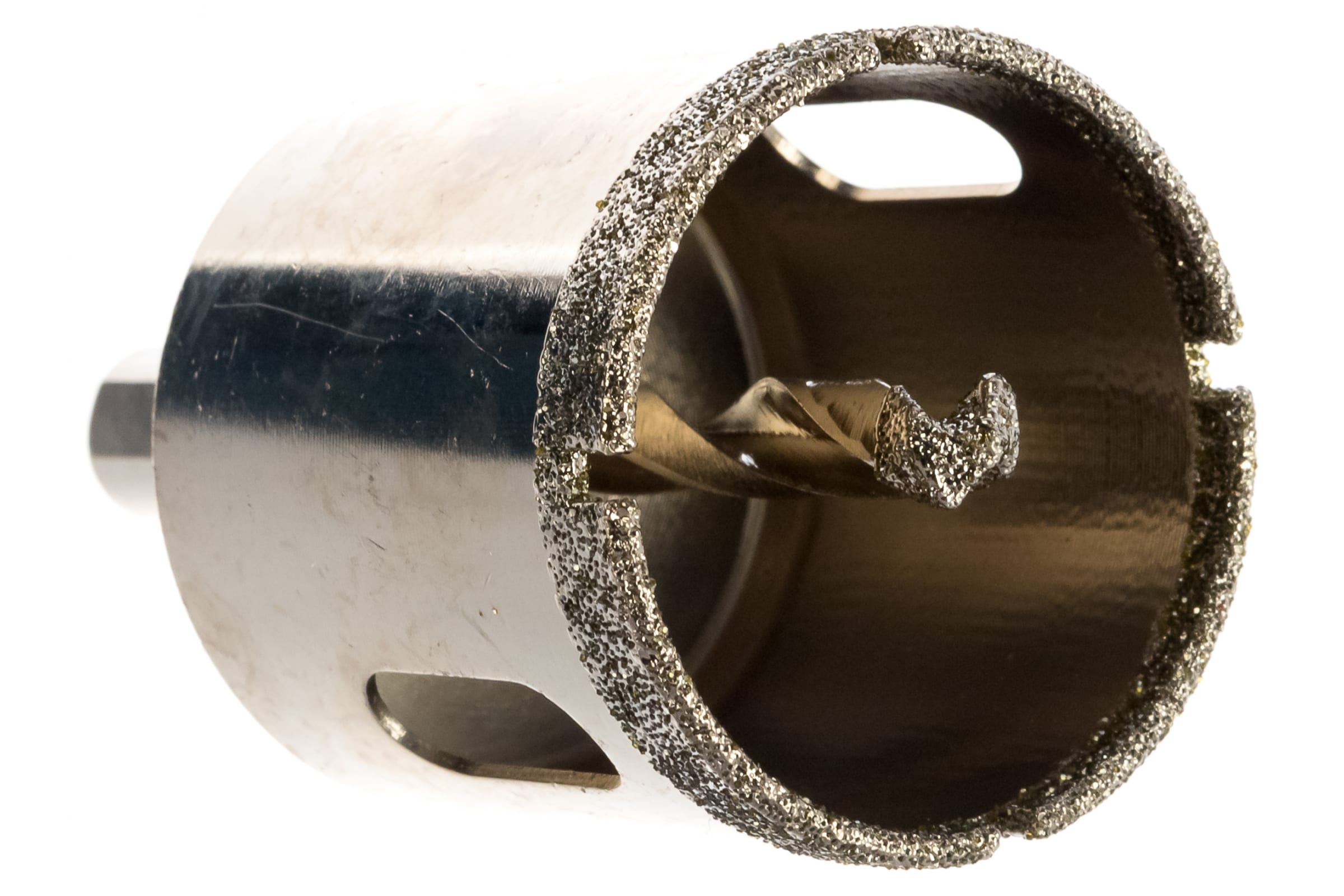 Сверло алмазное по керамограниту 40*67мм 3-гранный хвостовик MATRIX 726403