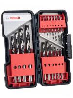 Набор сверл по металлу d-1-10мм 18шт HSS Bosch PointTeQ ToughBox 2608577350