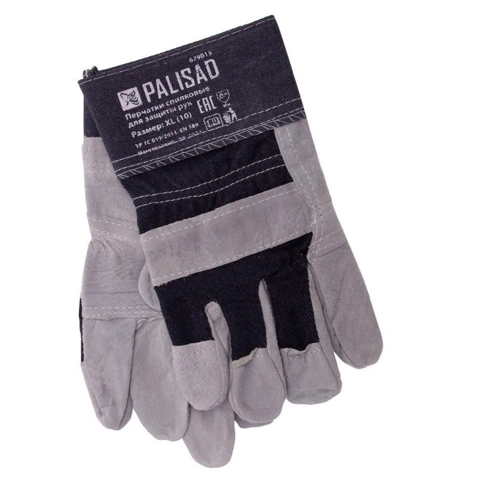 Перчатки спилковые комбинированные XL PALISAD 679015