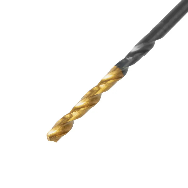Сверла по металлу 2,5 мм 10шт HSS-Tin DENZEL GOLDEN TIP 717204