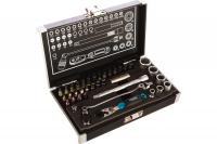 Набор бит и головок торцевых + карданный ключ/трещотка/адаптер 37 предметов GROSS 11625