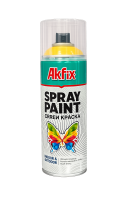 Аэрозольная глянцевая краска AKFIX RAL 1003 SP1003G желтая 380мл
