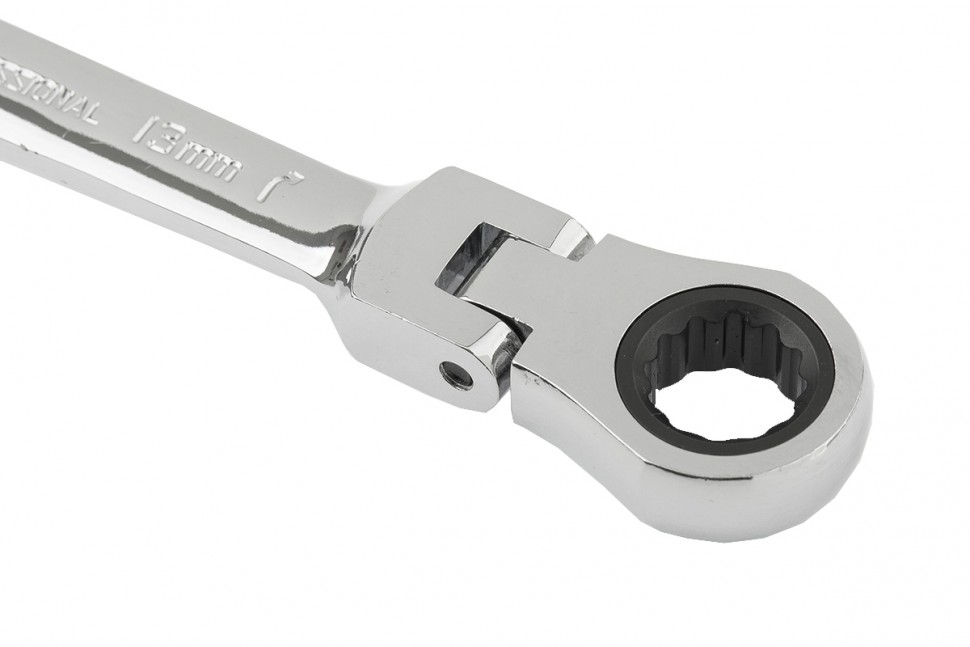 Ключ комбинированный трещоточный шарнирный 13мм MATRIX PROFESSIONAL 14865