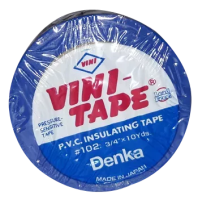 Изолента японская ПВХ синяя 18 мм*10м Vini Tape
