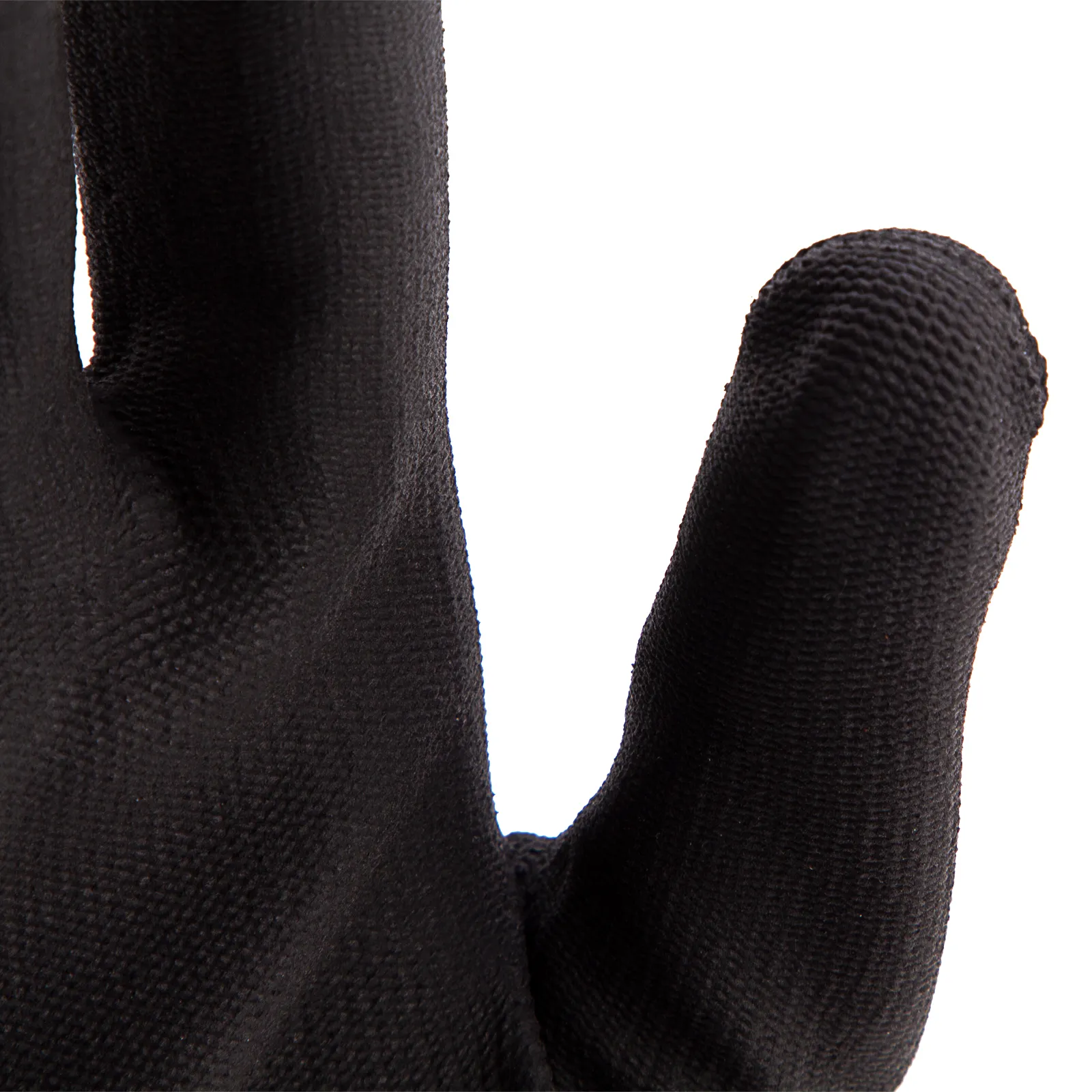 Перчатки трикотажные с черным полиуретановым покрытием L 15 класс СИБРТЕХ 67850