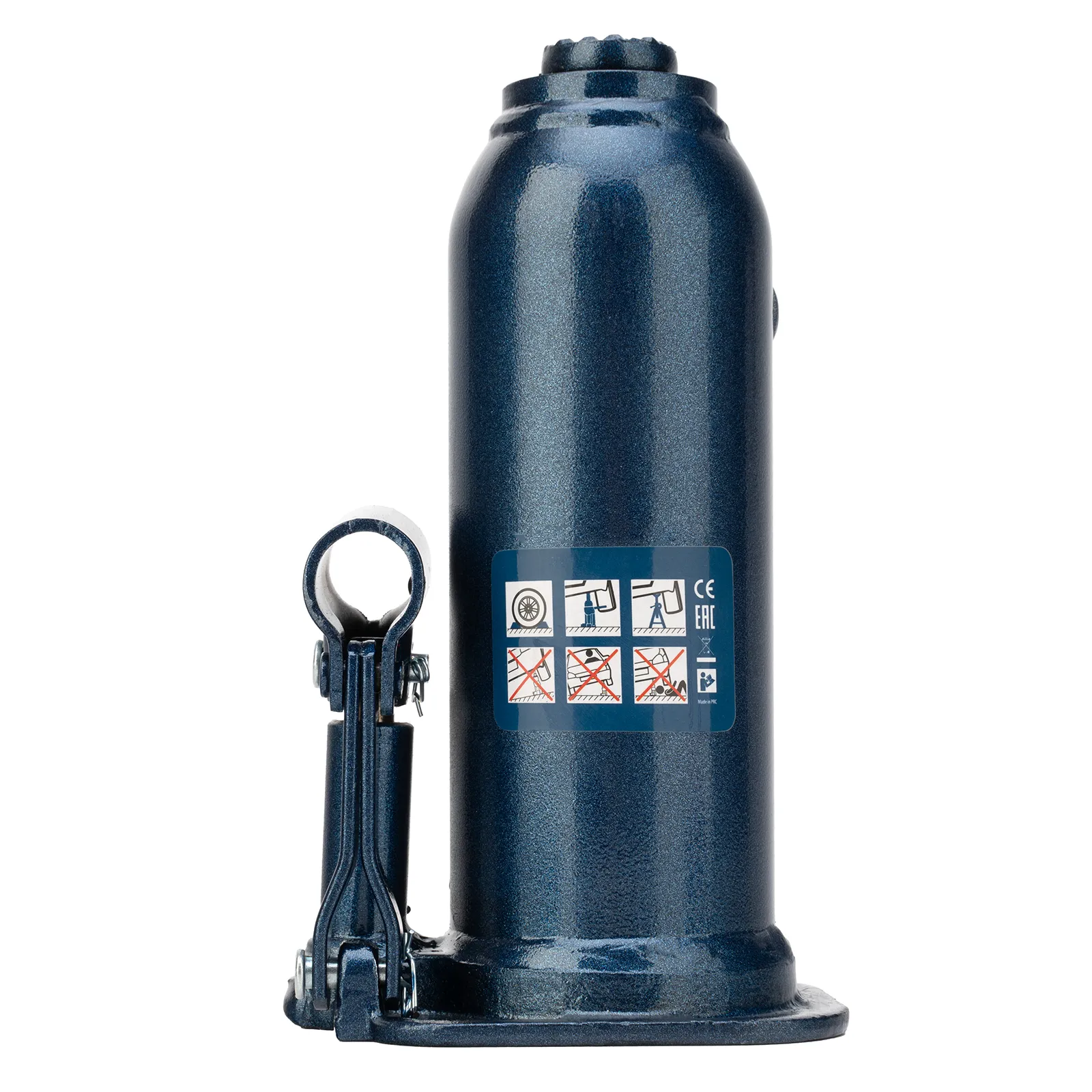 Домкрат гидравлический бутылочный 10т h подъема 222-447мм STELS 51166