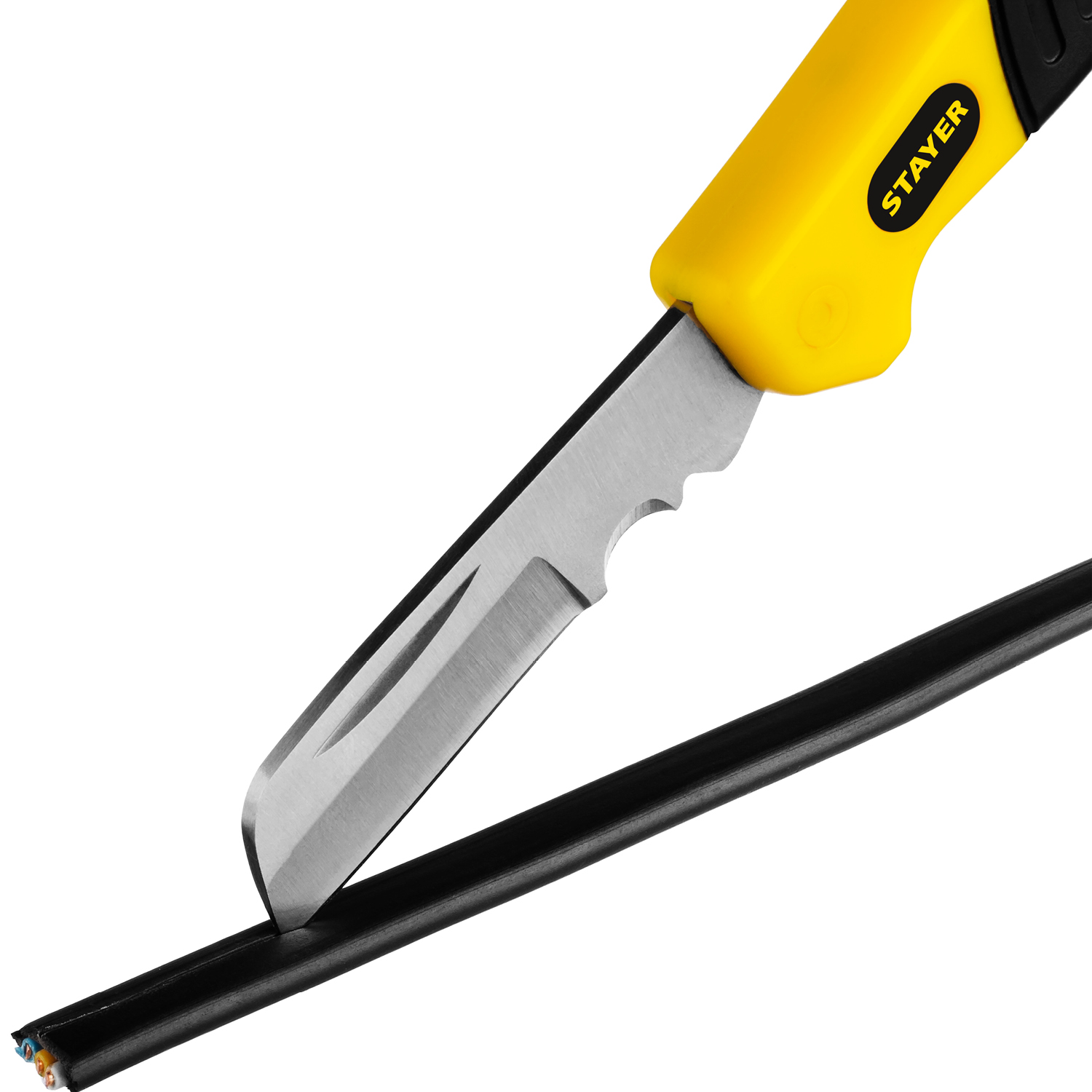 Нож складной для снятия изоляции 19мм SK-R STAYER Professional 45408