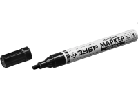 Маркер-краска черный ЗУБР МК-400 2-4мм 06325-2