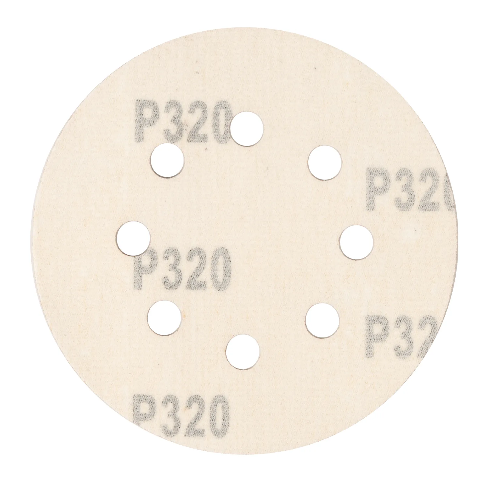 Круг абразивный на велкро основе 8 отверстий P320 125мм 5шт СИБРТЕХ 738137