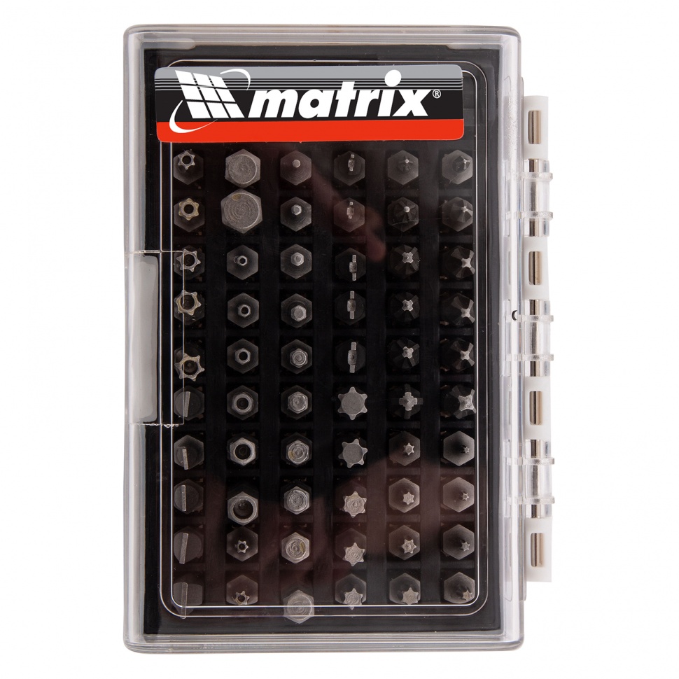 Набор бит + магнитный держатель 61 предмет MATRIX 11387