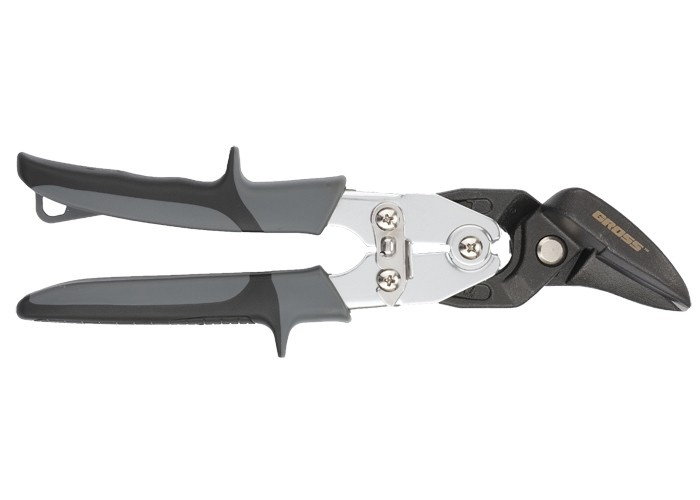 Ножницы по металлу усиленные с прямым и левым резом 255мм GROSS PIRANHA 78349