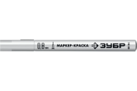 Маркер-краска белый ЗУБР МК-80 0.8мм 06324-8