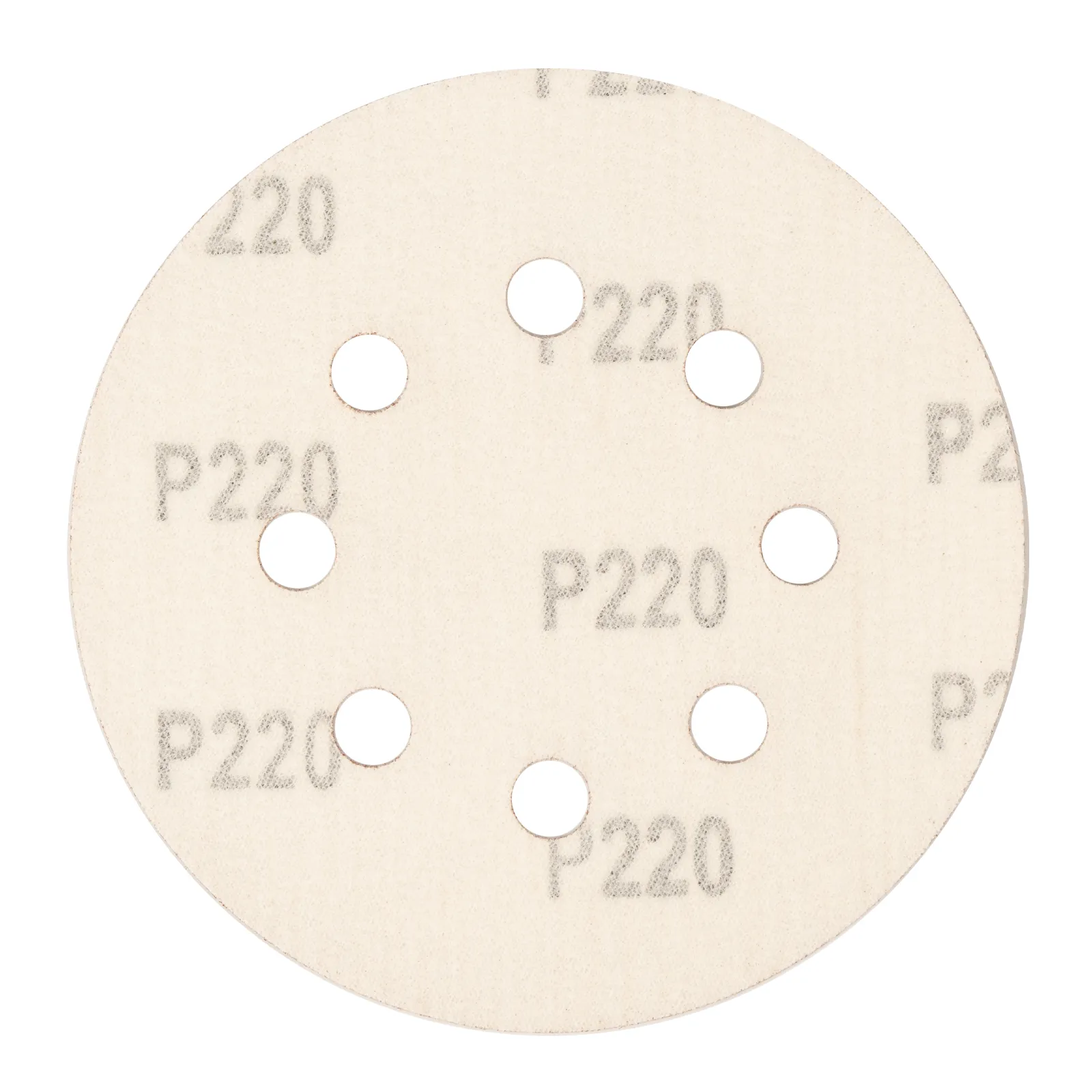 Круг абразивный на велкро основе 8 отверстий P220 125мм 5шт СИБРТЕХ 738097