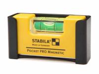 Уровень для электрика 70*20*40мм Pocket Pro Magnetic Stabila 17768
