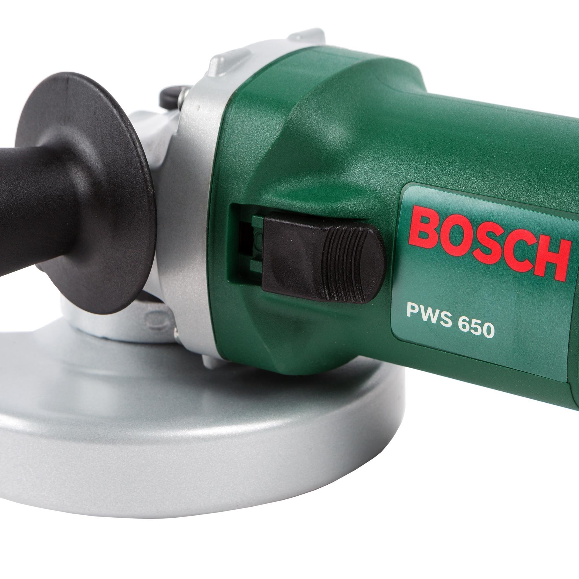Угловая шлифмашина Bosch PWS 650-125 диам. диска 125 мм 06034110R0