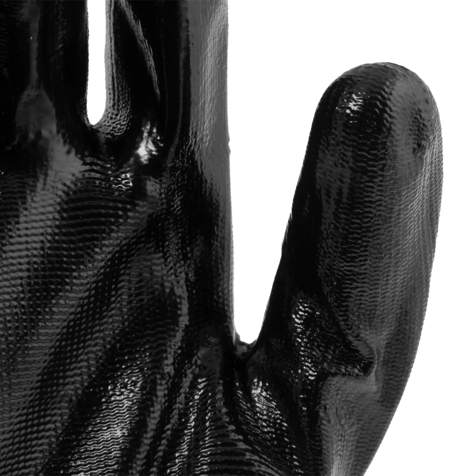 Перчатки полиэфирные с черным нитрильным покрытием размер 9 13 класс СИБРТЕХ 678635
