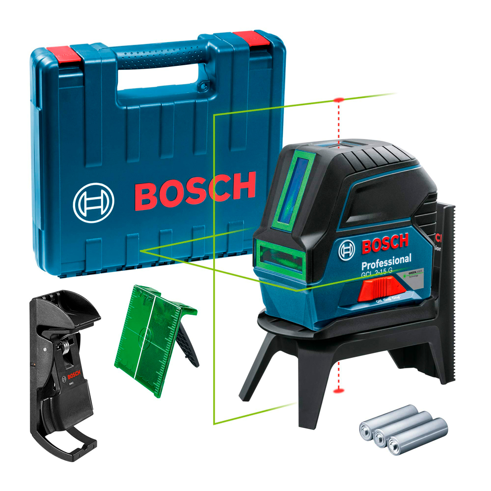 Нивелир лазерный Bosch GCL 2-15G+RM1+BM3 0601066J00