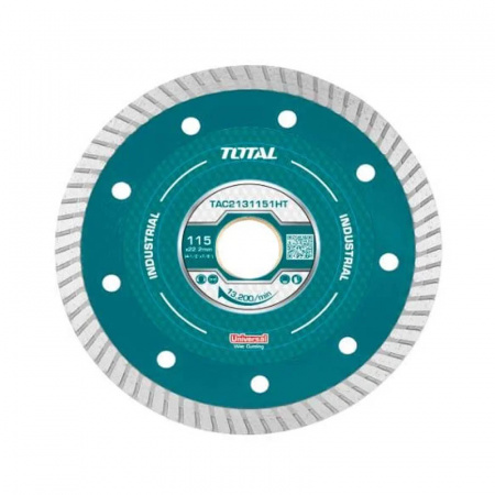 Диск алмазный ультратонкий 180*22,2мм ТУРБО TOTAL TAC2131801HT