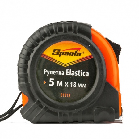 Рулетка Elastica 5м*18мм SPARTA 31312