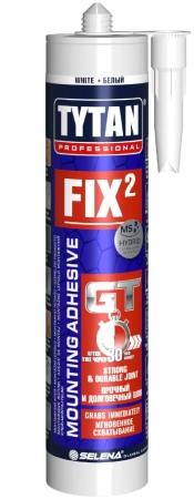 Клей монтажный Fix² GT 290мл TYTAN PROFESSIONAL