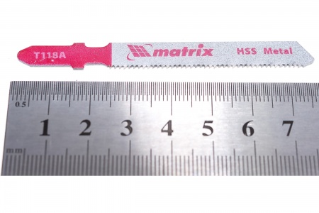 Полотна для электролобзика по металлу 3шт T118A 50*1,2мм HSS MATRIX 78207