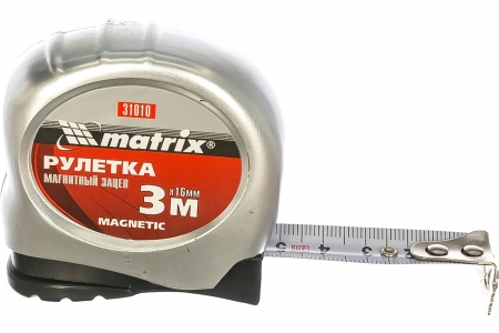 Рулетка Magnetic 3м*16мм MATRIX 31010