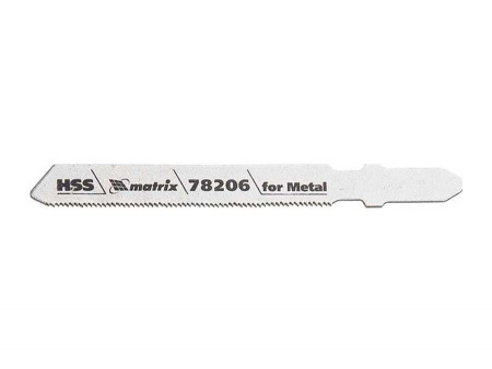 Полотна для электролобзика по металлу 3шт 50*0,8мм MATRIX Professional T118G HSS 78206