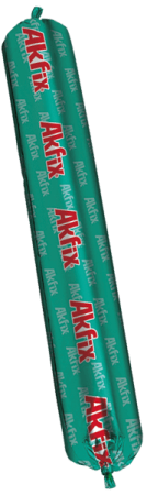 Герметик полиуретановый строительный AKFIX P635 серый 600мл AA666