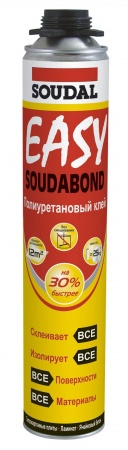 Пена-клей 750мл SOUDAL Soudabond Easy Gun