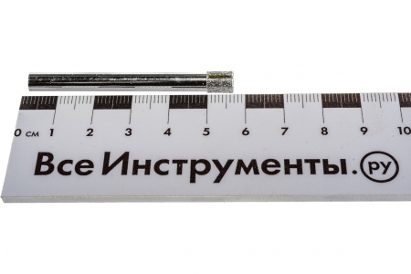 Сверло алмазное по стеклу и керамике 6*55мм СИБРТЕХ 726067