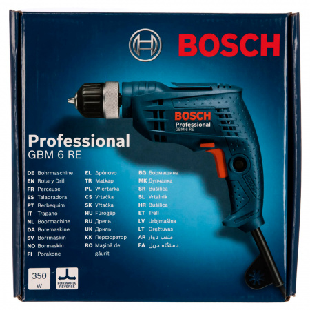 Дрель безударная Bosch GBM 6 RE Professional 0601472600