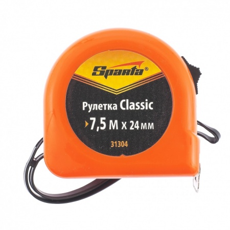 Рулетка Classic 7,5м*24мм SPARTA 31304