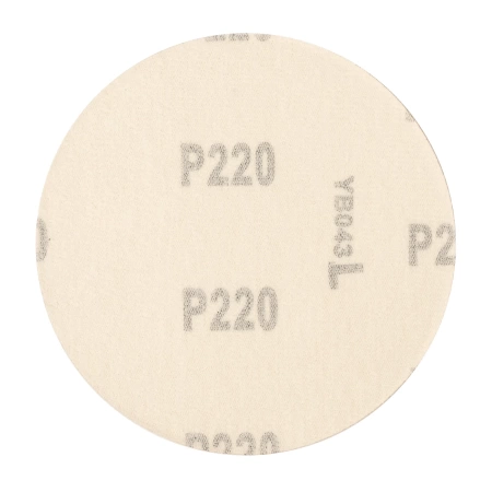 Круг абразивный на велкро основе без отверстий P220 125мм 10шт СИБРТЕХ 738707