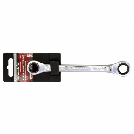 Ключ комбинированный трещоточный 12мм MATRIX 14805
