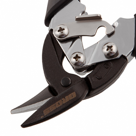 Ножницы по металлу с прямым и левым резом 185мм GROSS PIRANHA 78359