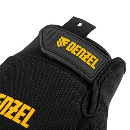 Перчатки универсальные усиленные с защитными накладками размер 9 DENZEL 68002
